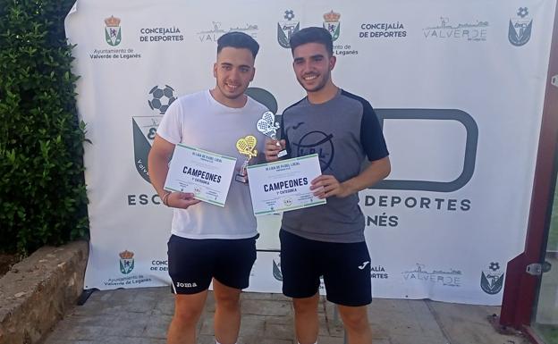 Pablo Rodríguez y David Silva se proclaman campeones absolutos de la Liga Local de Pádel
