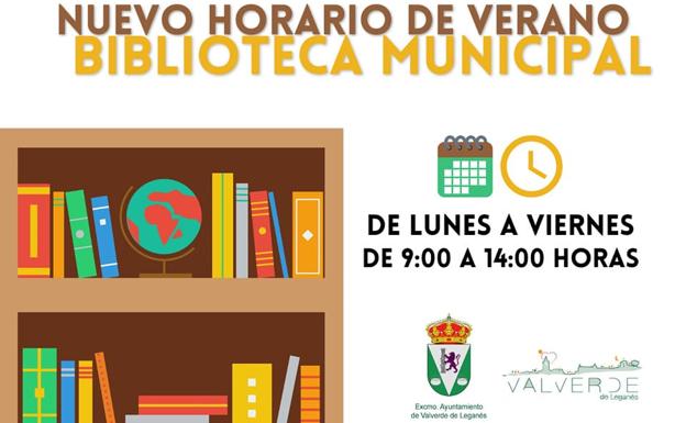 Entra en vigor el horario de verano de la biblioteca municipal