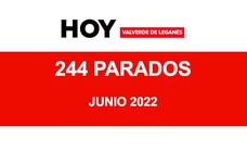 Valverde cierra junio con un total de 244 parados