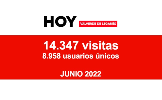 HOY Valverde de Leganés cierra junio con más de 14.347 visitas