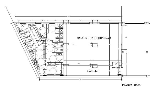 Se aprueba la ampliación del gimnasio municipal con una sala multidisciplinar y vestuarios