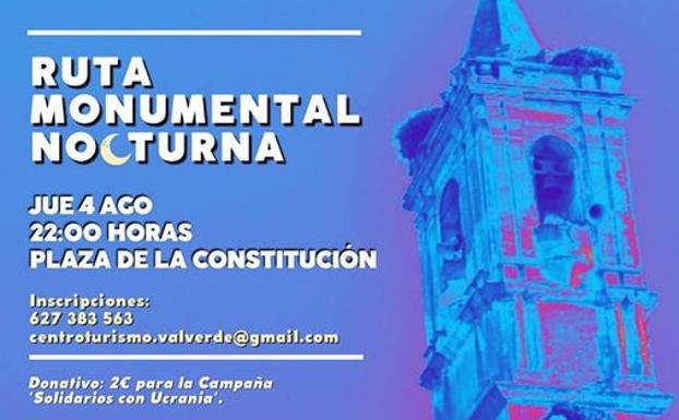 Este jueves hay una ruta nocturna monumental