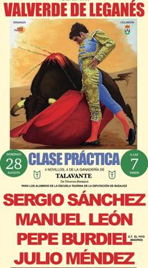 Esta tarde hay una clase práctica taurina en la plaza de toros