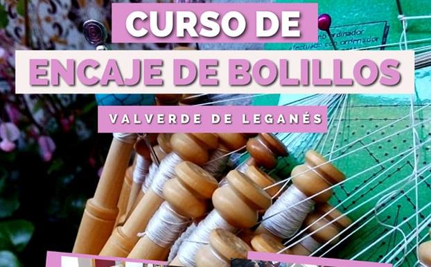 El próximo miércoles comienza el curso de encaje de bolillos