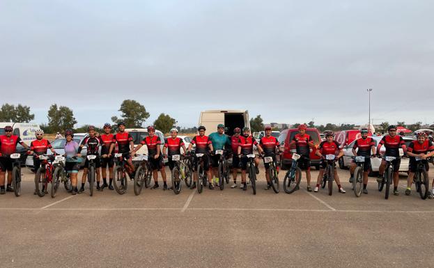 20 valverdeños participan en la VII Ruta Solidaria Ole – Ole 'Ciudad de Badajoz'