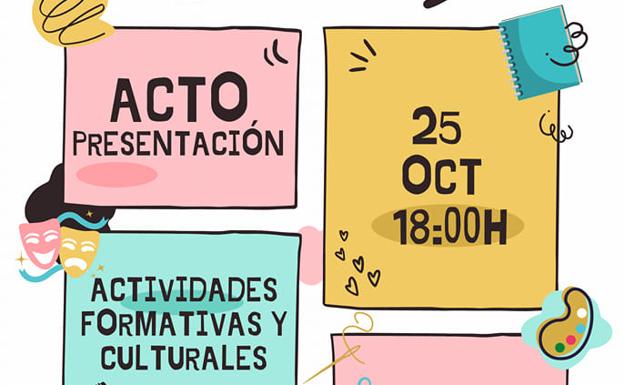 Esta tarde se presentan las actividades formativas y culturales del presente curso