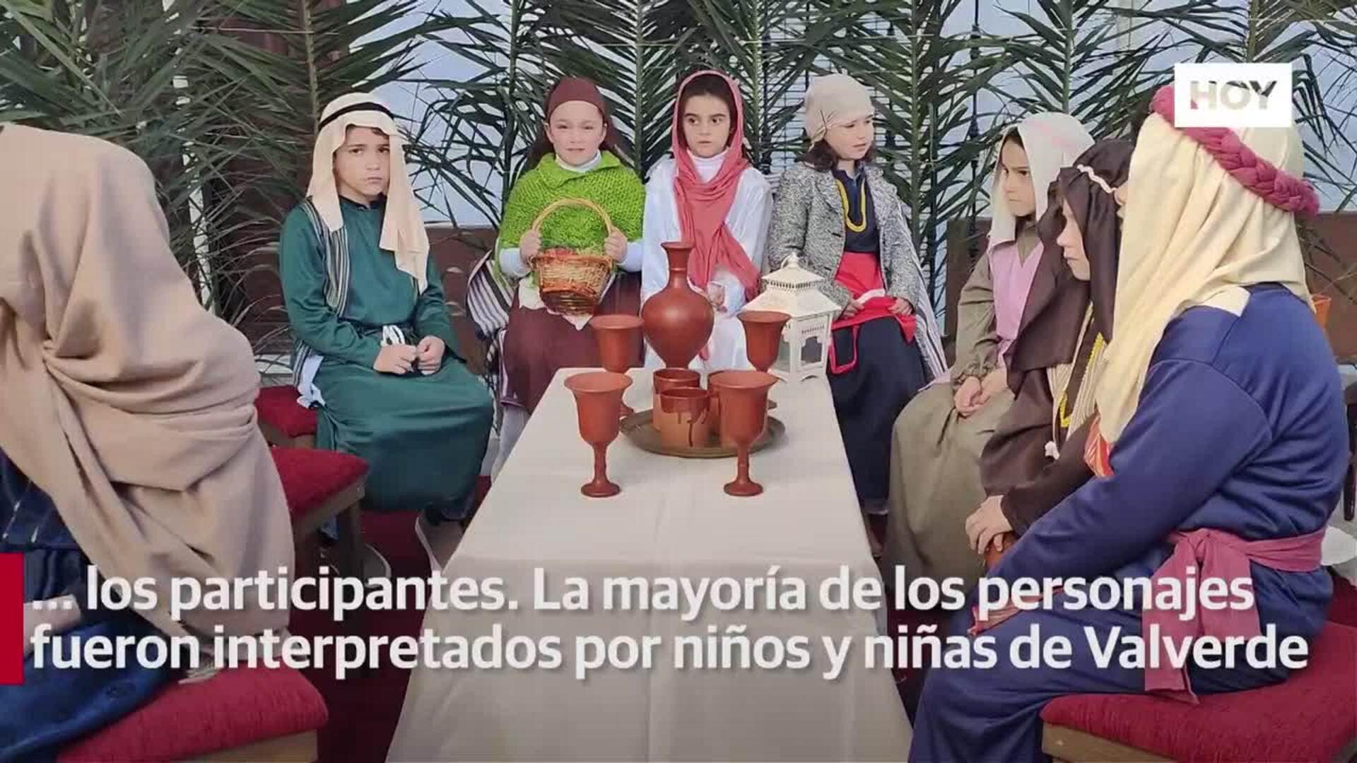 Más de 130 figurantes recrean el Belén Viviente de Valverde de Leganés