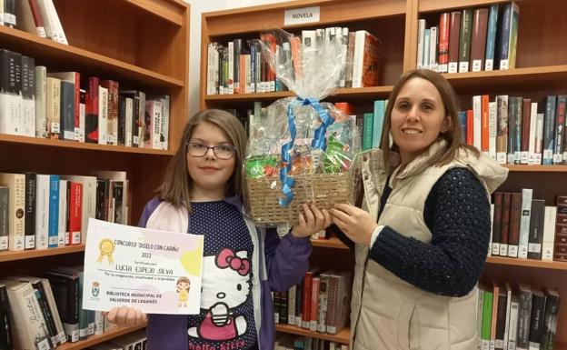 La pequeña Lucía Espejo Silva gana el concurso de relatos de San Valentín