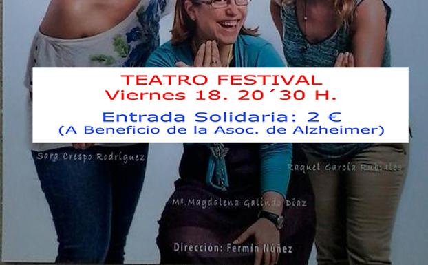 El próximo viernes 18, a las 20´30 horas, en el Teatro Festival de Villafranca, se representará la obra de teatro 'Cuéntame un cuento'