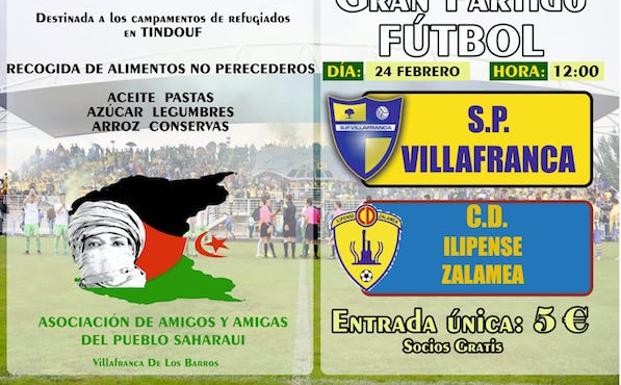 El encuentro del próximo domingo entre la SP Villafranca y el CD Ilipense se jugará a las 12 horas