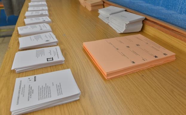 En Villafranca han detectado que faltaban papeletas de la candidatura de un partido político y se ha resuelto «inmediatamente»