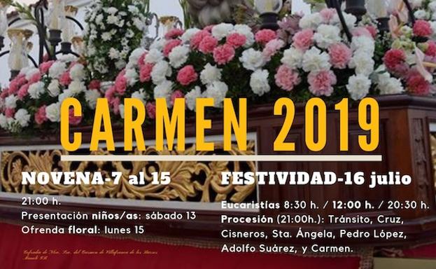 Comenzó el novenario de preparación para la Festividad de la Virgen del Carmen 2019