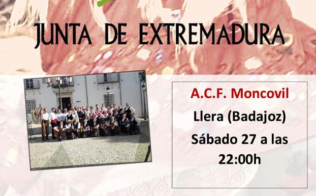 El grupo Moncovil actúa este sábado en la localidad de Llera