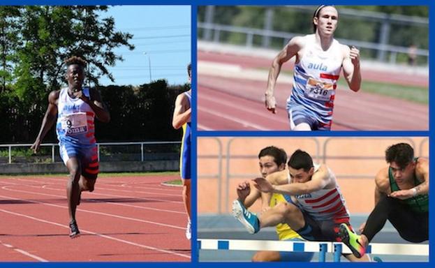 Trres atletas del CAPEX en el Campeonato de España Absoluto de Atletismo