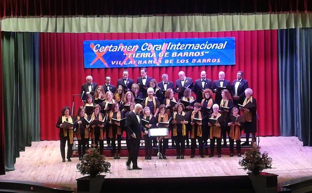 Más de dos horas de música para celebrar los 25 años del Certamen Coral Internacional 'Tierra de Barros'