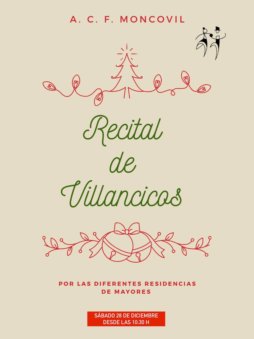 Moncovil deleitará a los mayores de los centros residenciales con villancicos extremeños