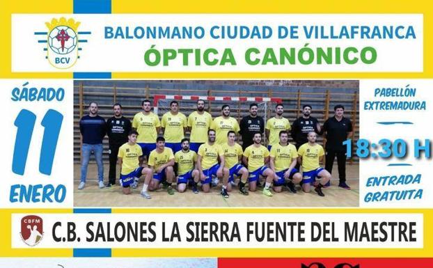 Derbi comarcal: Balonmano Ciudad de Villafranca - C.B. Fuente del Maestre