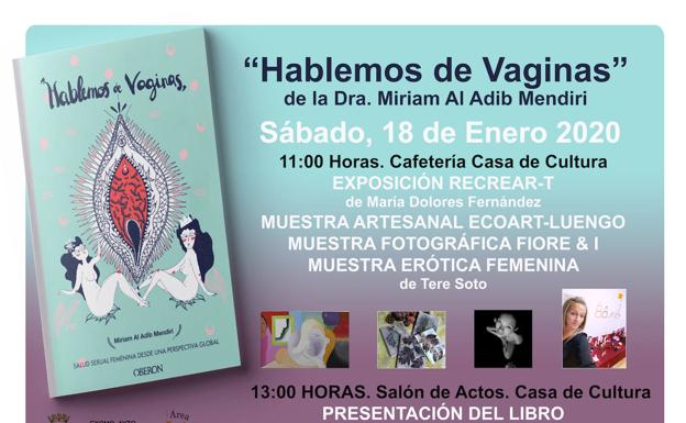 Miriam Al Adib presenta su libro «Hablemos de Vaginas» en Villafranca