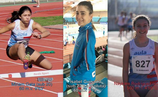 Isabel Guisado, Miriam Gata y Naykare Rodríguez consiguen nuevas mínimas para el CAPEX femenino