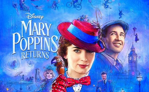 'El regreso de Mary Poppins' este domingo a las 19,00 horas en el Cine Festival