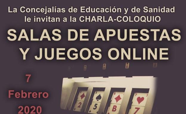 El Ayuntamiento conciencia sobre la problemática que acarrean las salas de apuestas y juegos online en los jóvenes a través de una charla