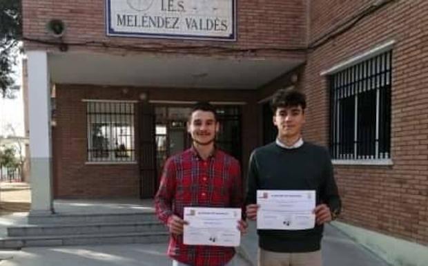 Adrián Montero y José Jiménez representarán a Extremadura en las XI Olimpiadas de Geografía de España