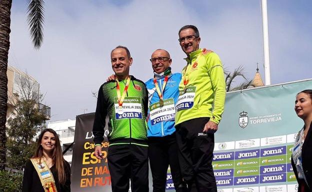 Miguel Periáñez, campeón de España master 55 de 20km en ruta