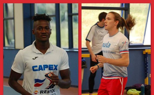Gonzalo Alba y Tiján Keita del CAPEX participarán del Campeonato de España Absoluto de pista cubierta