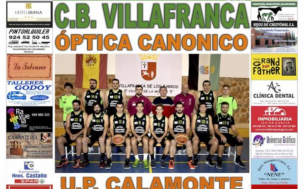 El C.B. Villafranca recibe este sábado al UP Calamonte, su primer rival en cuartos de final