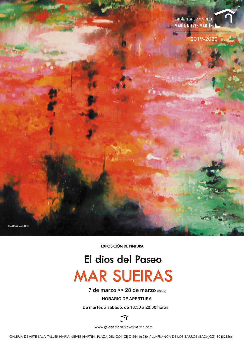 La artista Mar Sueiras presenta «El dios del Paseo» en la Galería de Arte María Nieves Martín