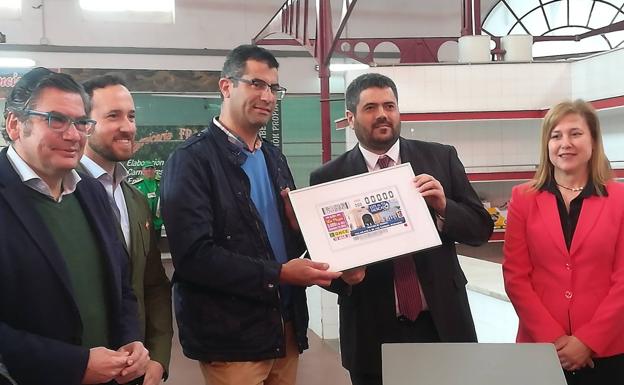 La ONCE dedica su cupón al Mercado de Abastos de Villafranca