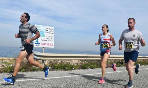 Almudena Llerena, atleta del CAPEX, vuelve de Iraq tras cuatro meses de misión humanitaria