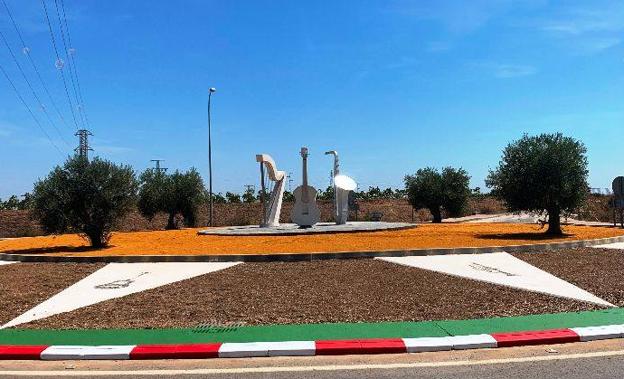 Finalizada la obra de embellecimiento de la rotonda «Ciudad de la Música»