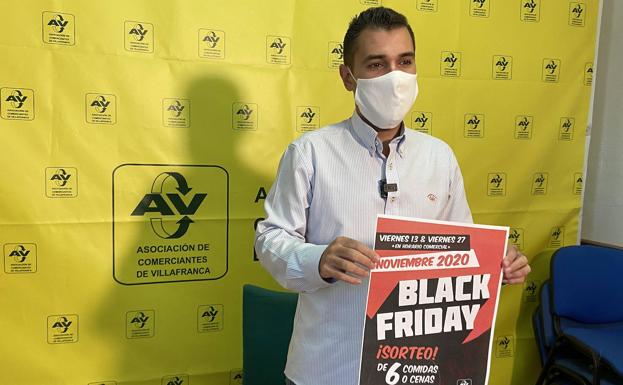El pequeño comercio se aferra al Black Friday para incentivar el consumo a través del sorteo de seis comidas/cenas en restaurantes de Villafranca