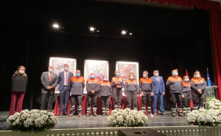 Protección Civil, José Cascales Muñoz y Juan de la Peña, homenajeados en el 'Día de la Ciudad'