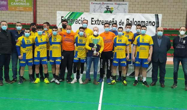 Victoria del club de balonmano de Villafranca de los Barros