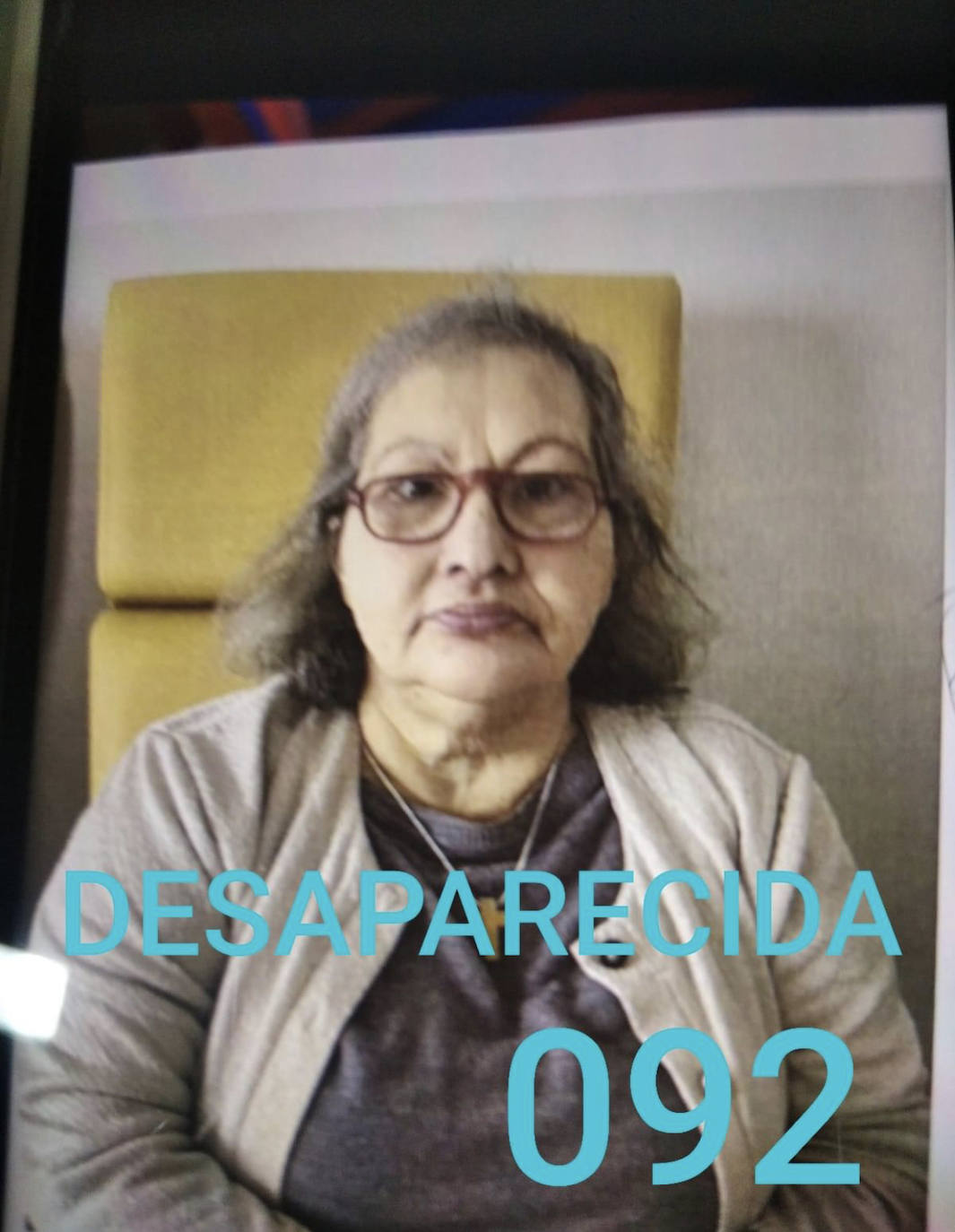 Mujer desaparecida en Villafranca de los Barros