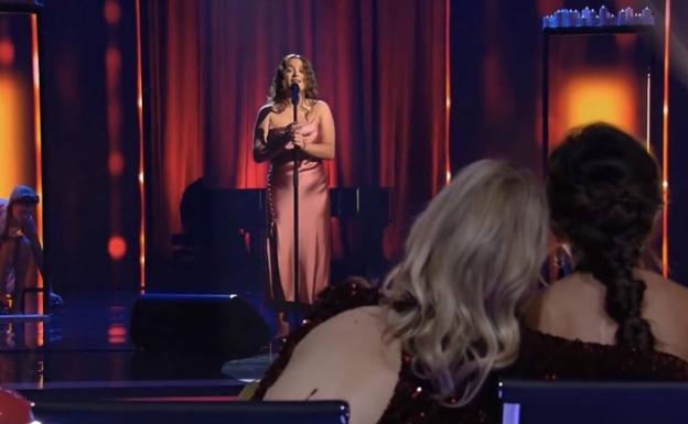 Elsa Tortonda en las semifinales de unos de los mayores talent show de la televisión