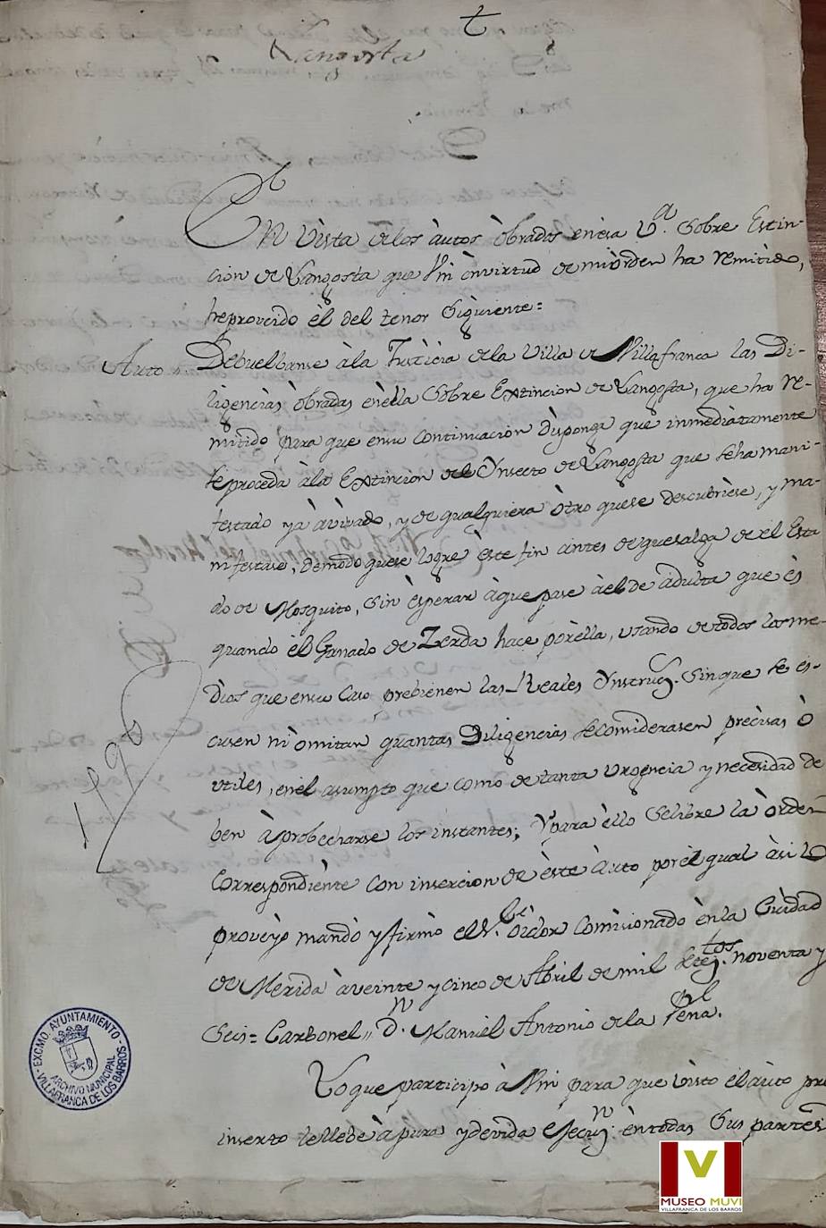 Documento del mes en el MVSEO Histórico-Etnográfico y del Vehículo
