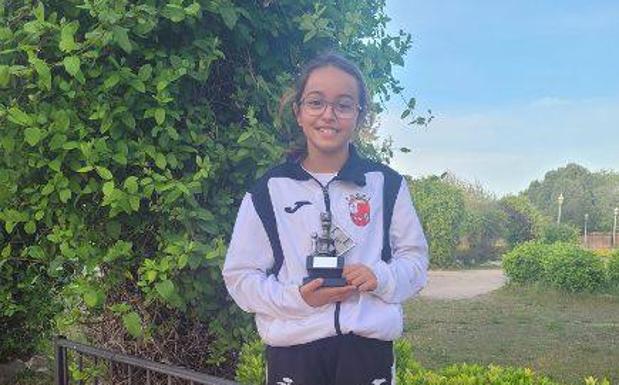 María Fontecha se proclama campeona de Extremadura SUB10