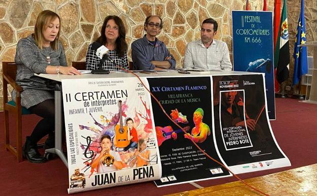 El Área de Cultura presenta los cuatro certámenes que se celebrarán durante 2022