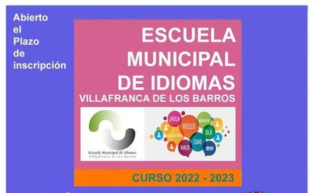 Abierto el plazo de inscripción para la Escuela Municipal de Idiomas