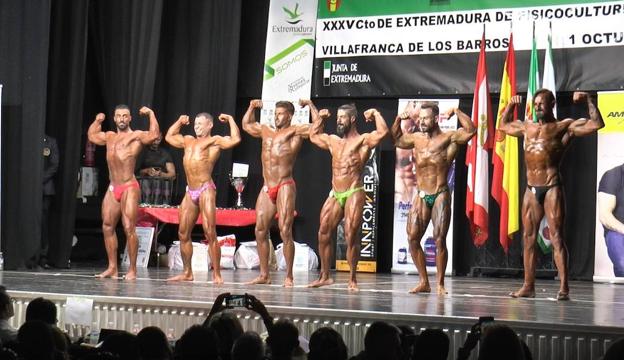 Más de 60 competidores participan del XXXV Campeonato de Extremadura de Fisicoculturismo y Fitness