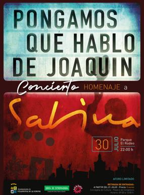 El Parque El Rodeo acoge esta noche un concierto homenaje a Joaquín Sabina