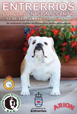 Entrerríos acogerá el Concurso Canino Nacional el 12 de septiembre