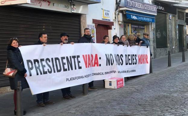 La Plataforma Hospital Don Benito-Villanueva convoca una concentración el 19 de noviembre