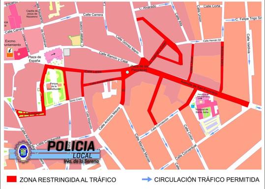 Varias calles estarán cortadas al tráfico con motivo del encendido de las luces de Navidad