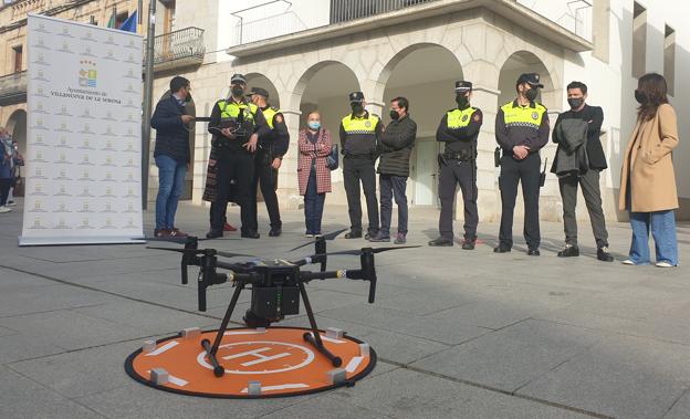 El dron de la Policía Local se suma a las labores de vigilancia en el campo