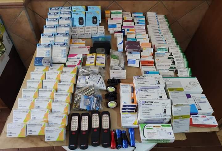 La Asociación de Personas con Diabetes de Don Benito, Villanueva y comarca envía a Ucrania material humanitario