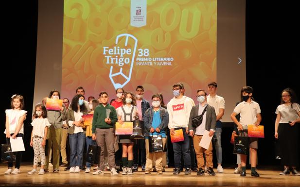 Ganadores del Premio Felipe Trigo Infantil y Juvenil. 